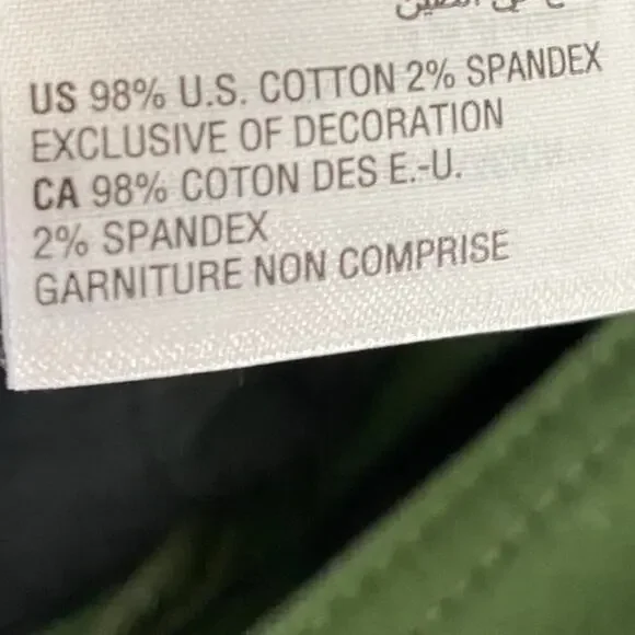 Sun & Stone Hybrid Cargo Pants Men Size 29 Forest Green Tapered Fit Stretch NEW - Picture 6 of 8